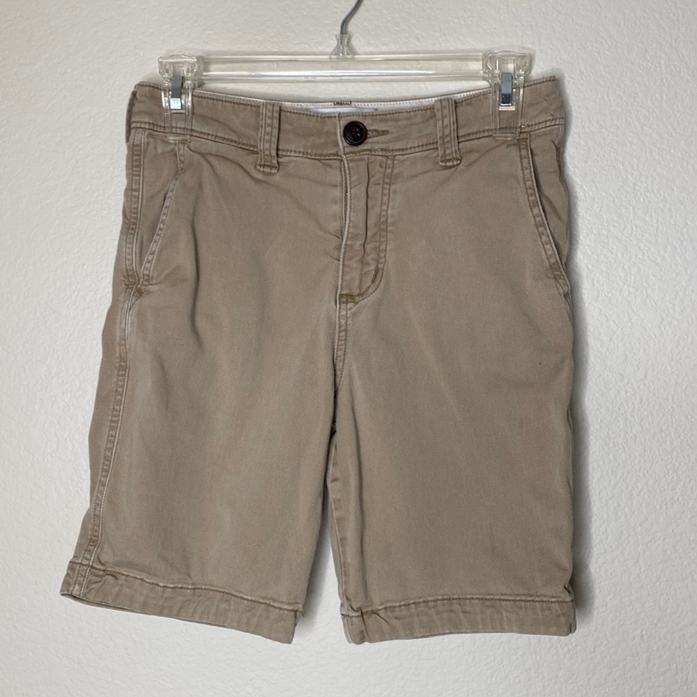 Abercrombie & Fitch kids shorts tan Sz 11/12 VGUC